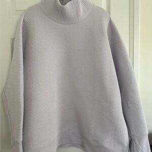 All in Motion Women's Ribbed TurtleNeck Sweater - Lavender- 4X